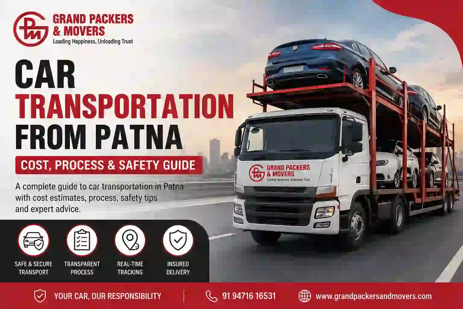 Car Transportation from Patna: Cost, Process & Safety Guide